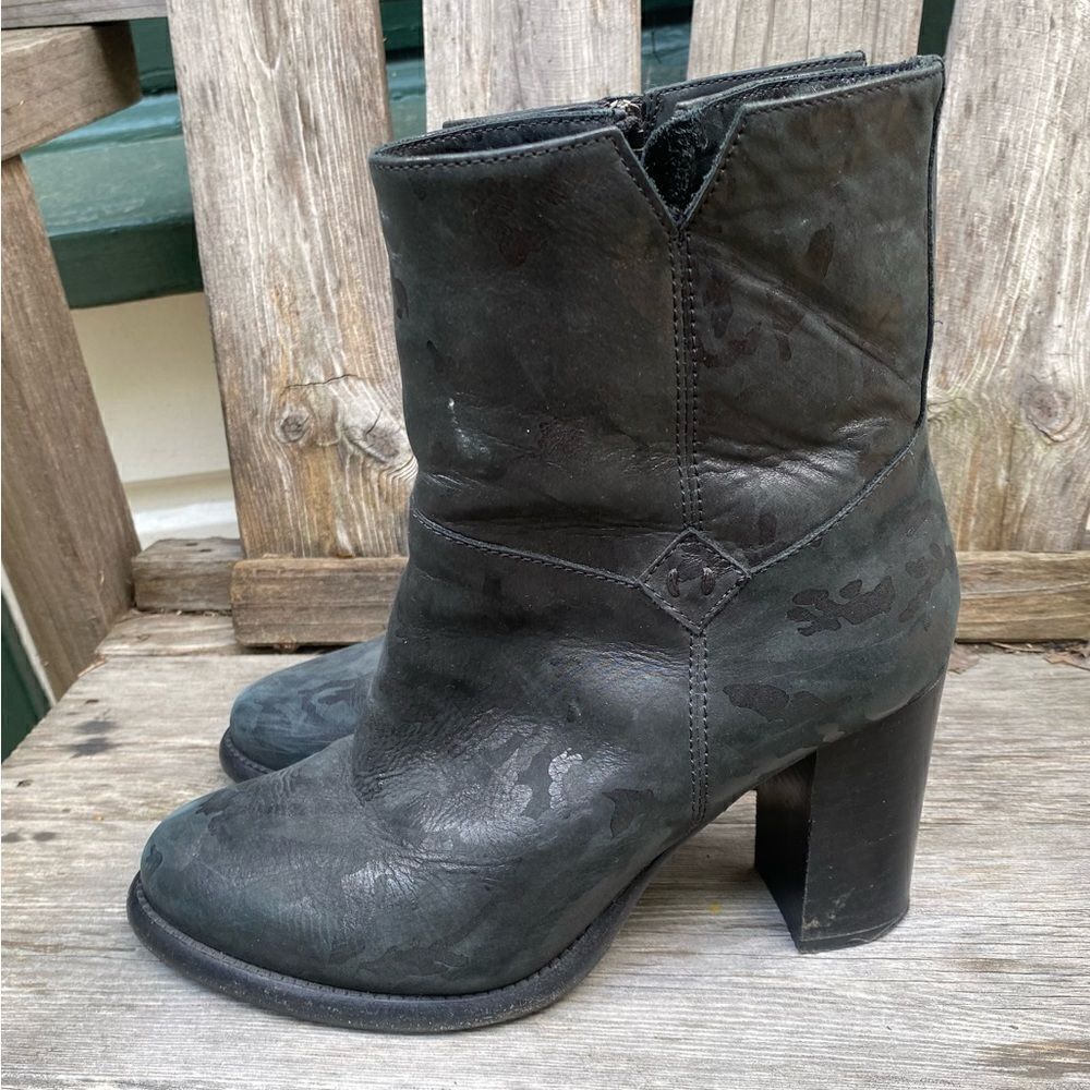 Ross & Snow RENATA shearling Lined Leather Made In Italy size 7